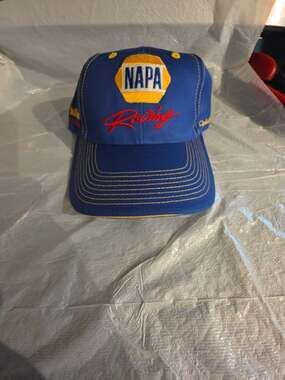 Vintage Michael Waltrip NASCAR NAPA Racing Bill Davis Racing Blue Hat Cap